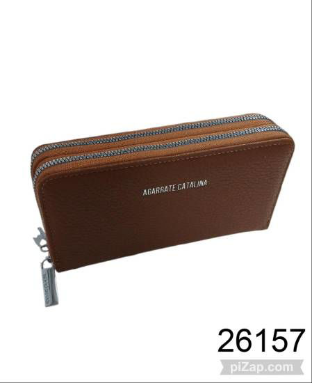 Imagen de BILLETERA TEXTURADA "AGARRATE CATALINA" DOBLE CIERRE 4.26